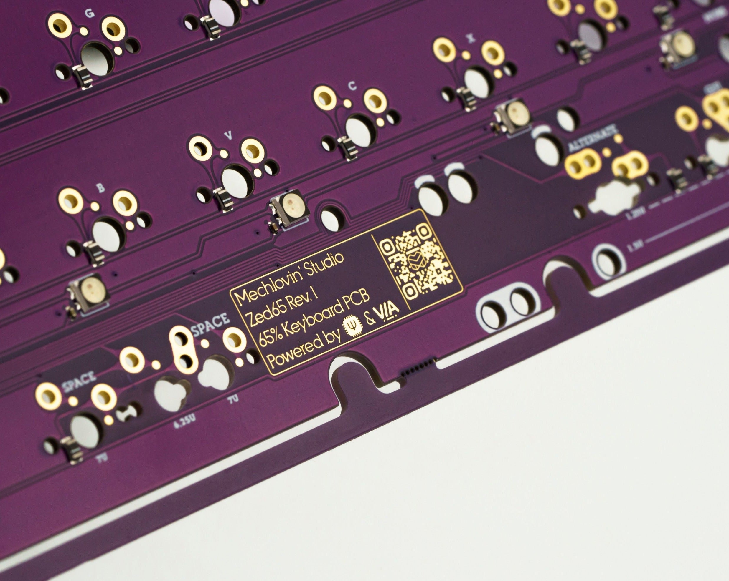 Mechlovin' Zed65 65% PCB