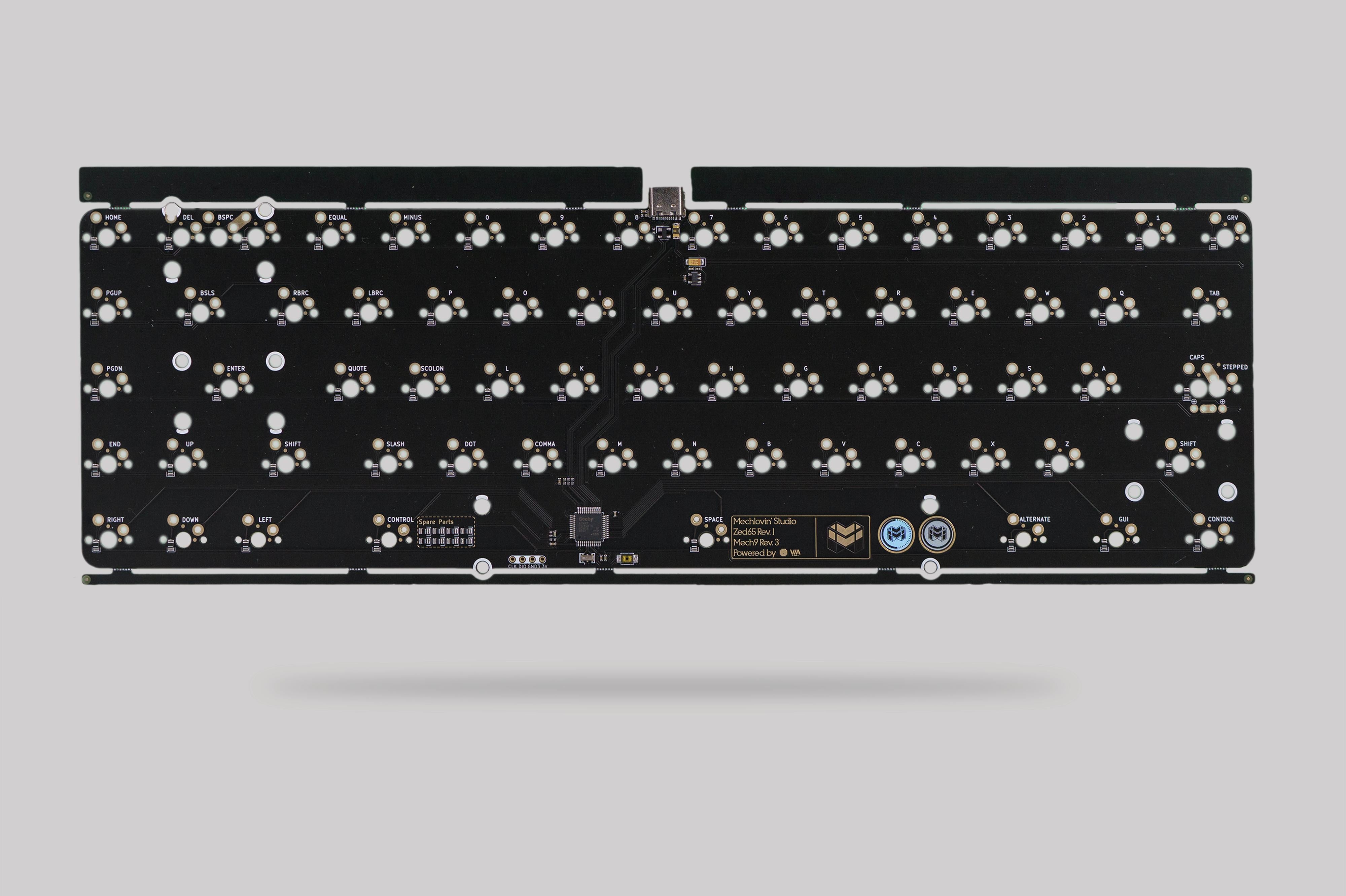 Mechlovin' 9 Rev.3 (Kyuu Compatible) PCB