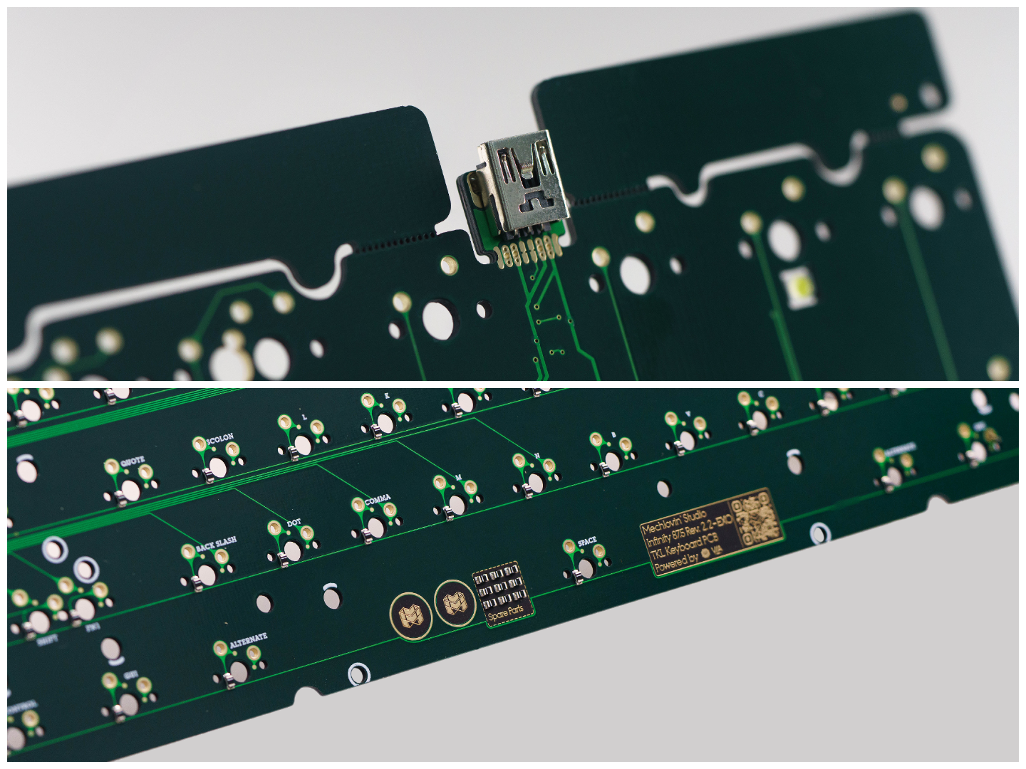 Mechlovin' Infinity 87.5 (87 & 88 Hybrid Layout) PCB