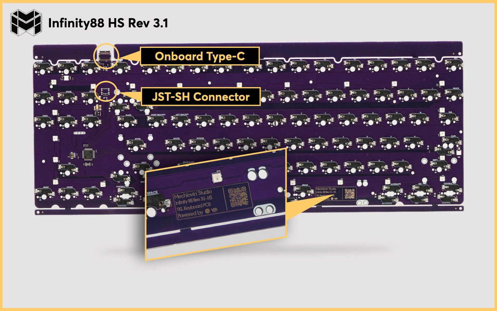 Mechlovin' Infinity 87 & 88 Hotswap PCBs